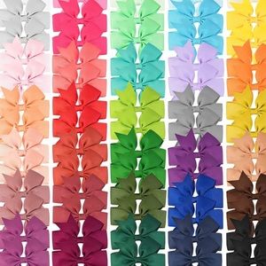 Girls Pinwheel Hair Bows Variety Colors 18 Pairs